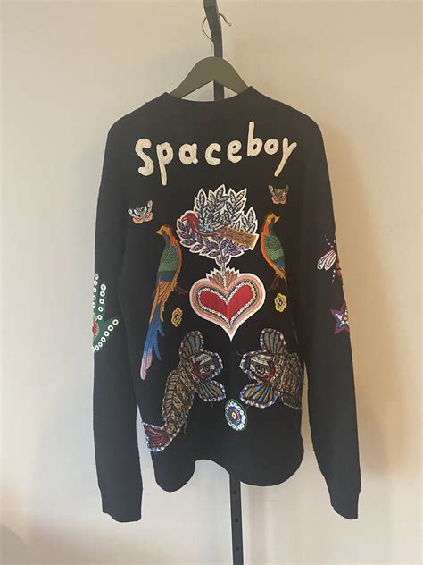 Gucci Space Boy Graphic Print Cardigan 